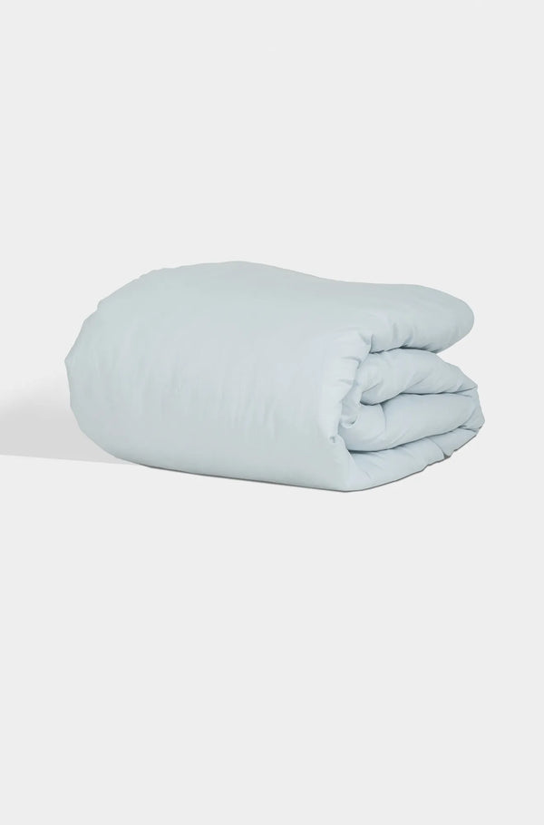 Classic Organic Percale Piped Duvet Cover