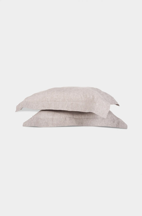 European Linen Chambray Oxford Pillowcase Set