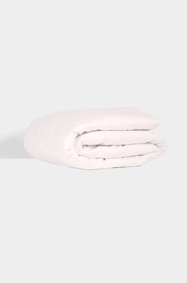 Luxury Organic Sateen Duvet Cover Soft blush