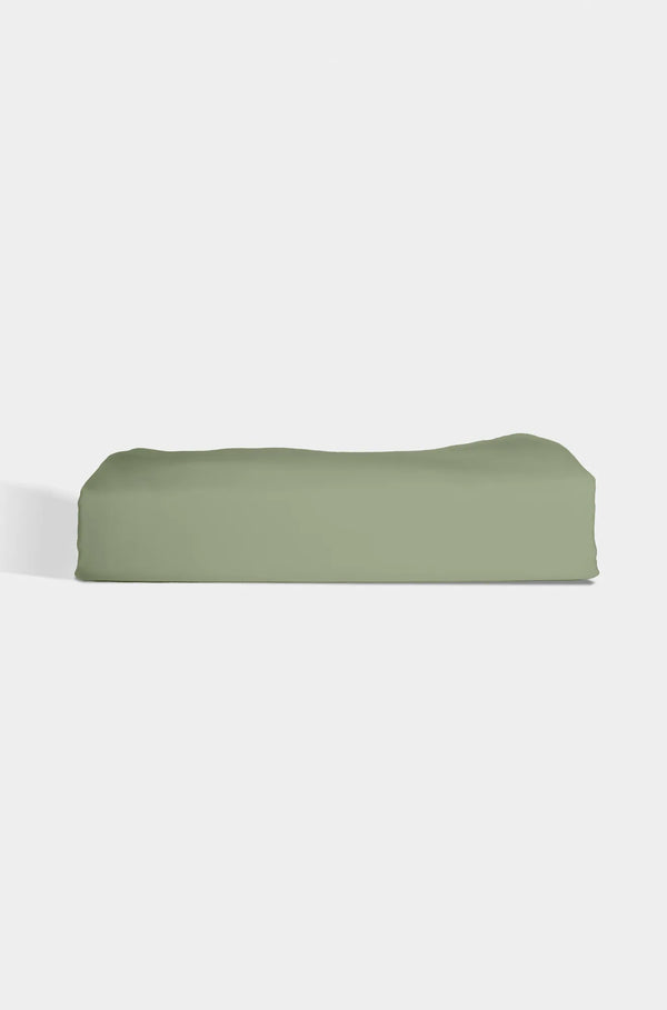 Luxury Organic Sateen Flat Sheet sage