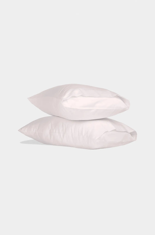 Luxury Organic Sateen Pillowcase Set Soft Blush